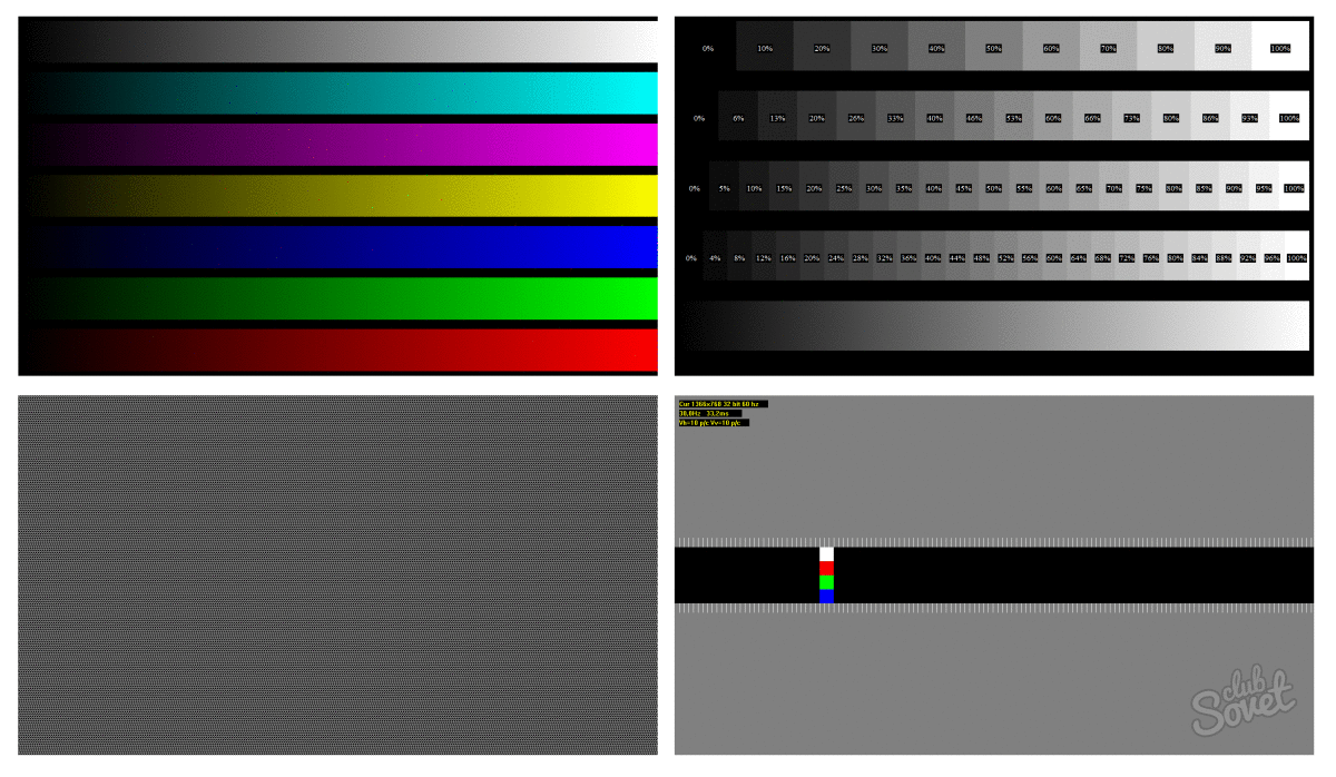 Картинки для проверки качества монитора